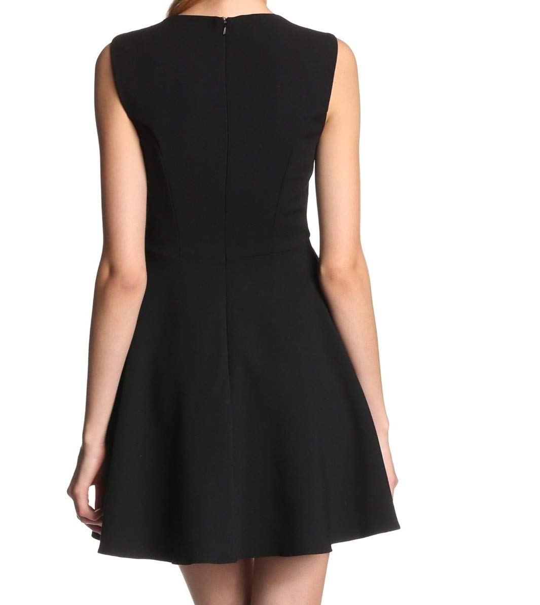 French Connection Women's Black Whisper Sleeveless Fit & Flare Dress | French Connection In Lebanon