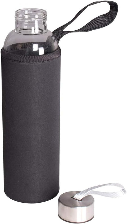 Thermo Rex Glass Drinking Bottle 500 ml with Neoprene Protective Cover | Thermo Rex In Lebanon