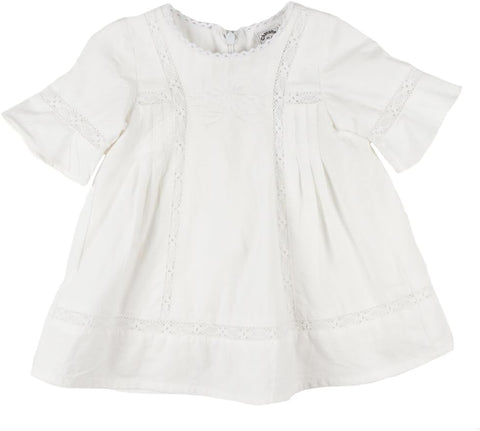Charanga Baby Girl's White Dress 65674 CR41 shr