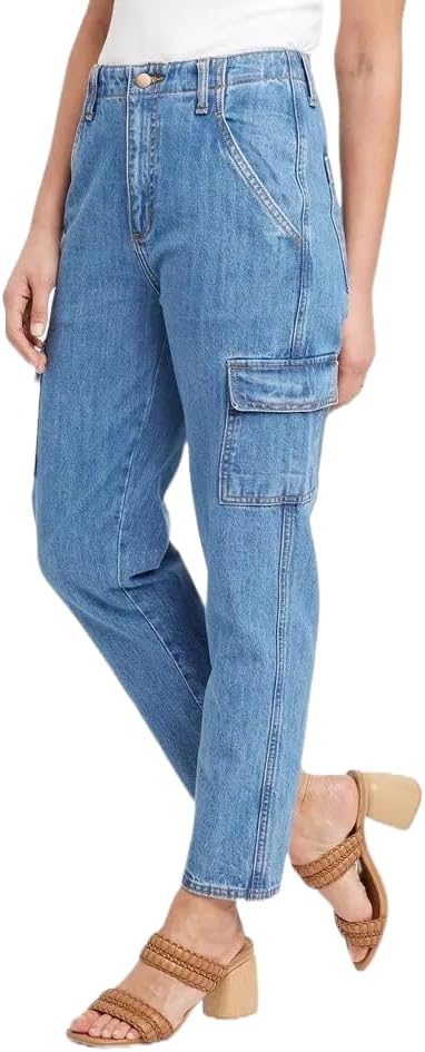 Universal Thread Women's Blue Women's Mid-Rise Boyfriend Jeans |Universal Thread In Lebanon