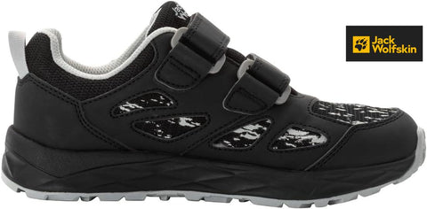 Jack Wolfskin Boy's Black Woodland Texapore Low VC K Sneakers |Jack Wolfskin in Lebanon