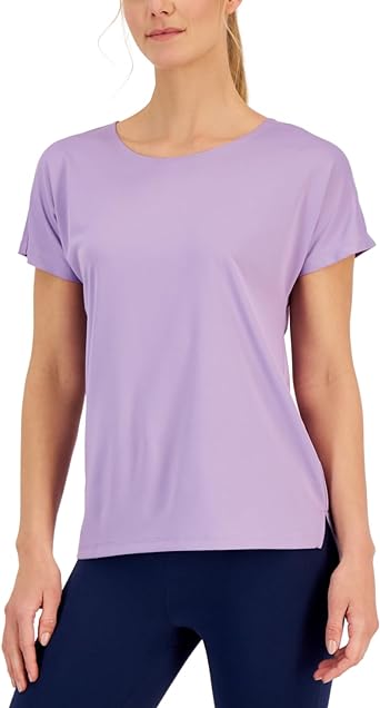 ID Ideology Women's Lilac T-Shirt ABF865 shr