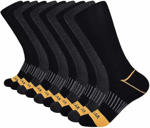Caterpillar Men's Black & Gray Performance Crew Socks 10 pairs |Caterpillar In Lebanon