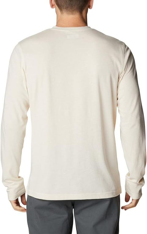 Columbia Men's Off White Thistletown Hills Hiking Henley Blouse |Columbia In Lebanon