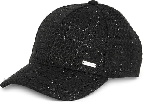 Steve Madden Women's Black Tweed Baseball Hat | Steve Madden In Lebanon