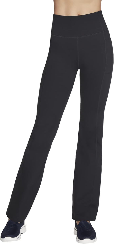 Skechers Women's Black GO Walk Evolution Flare Pant | Skechers In Lebanon