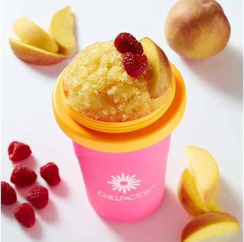 Chillfactor Pink Slushy Maker with Reusable Cup and Straw  | Chillfactor In Lebanon
