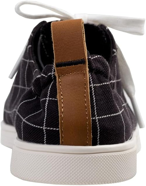 Spenco Women's Black Windowpane Sneaker | Spenco in Lebanon