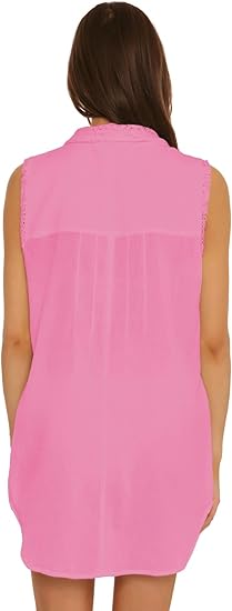 Isabella Rose Women's Fuchsia Shirt AMZ208