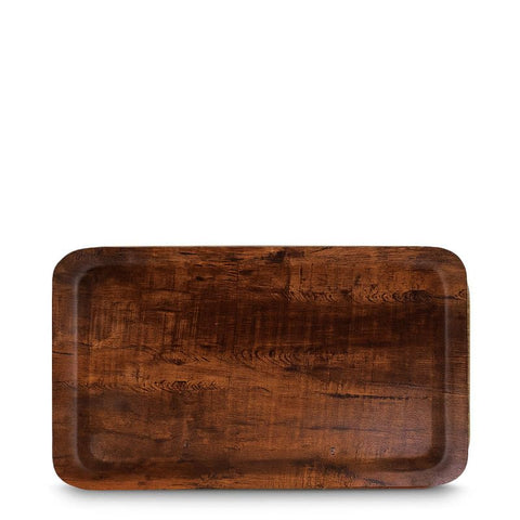 Tria Form Brown Wood Rectangle Serving Tray 27x38cm | Tria Form In Lebanon