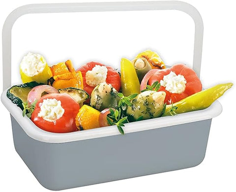 DR Home Division Grey Metal Food Storage With White Plastic Cover | DR Home Division In Lebanon