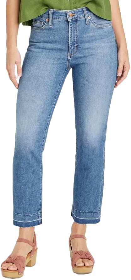 Universal Thread Women's Blue High-Rise Ankle Bootcut Pants |Universal Thread In Lebanon