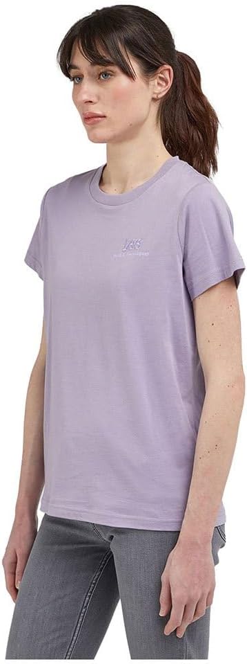 Lee Women's Purple Crew Neck Logo T-Shirt | Lee In Lebanon