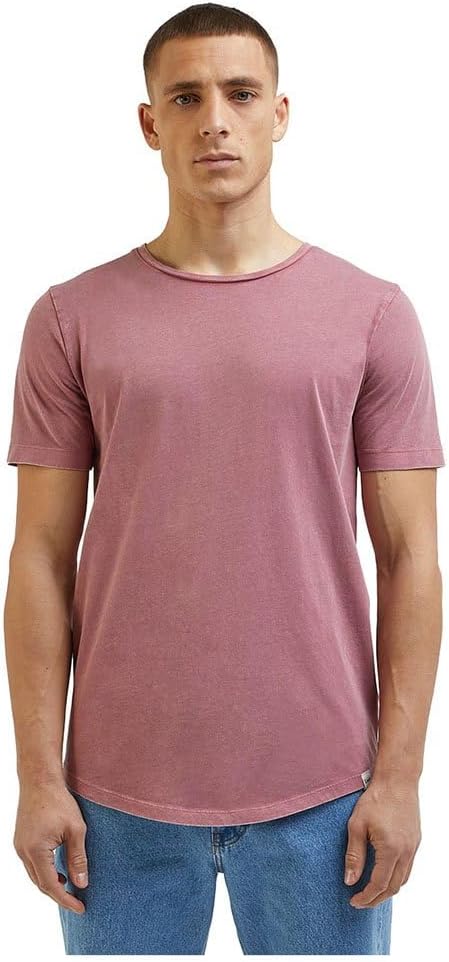 Lee Men’s Short-Sleeve Dusty Pink Washed Crew Neck T-Shirt | Lee in Lebanon