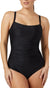 32 Degrees Cool Women's Black Full Coverage One-Piece Swimsuit