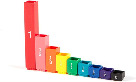 Hand2mind Rainbow Fraction Tower Cubes | Hand2mind In Lebanon