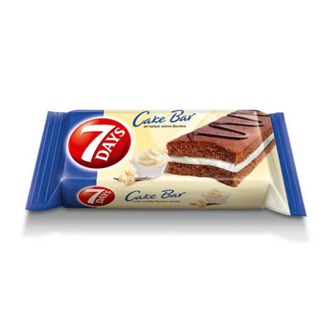 7 Days Cake Bar packaging on a white background