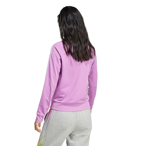 Adidas Women's Purple Performance 3 Striped Training Jacket|Adidas In Lebanon