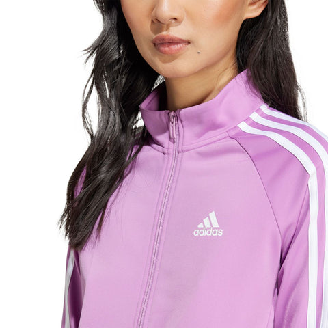 Adidas Women's Purple Performance 3 Striped Training Jacket|Adidas In Lebanon