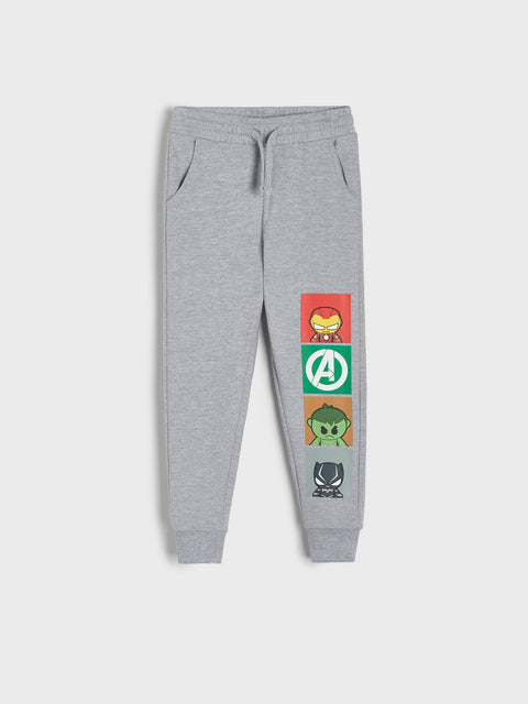 Sinsay Boy's Light Gray Marvel Prints Sweatpants | Sinsay In Lebanon