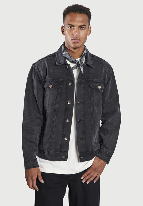 Rebel Men's Black Denim Jacket | Rebel In Lebanon