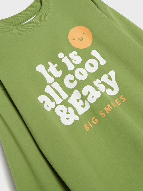 Sinsay Boy's Green Printed Blouse  | Sinsay in Lebanon