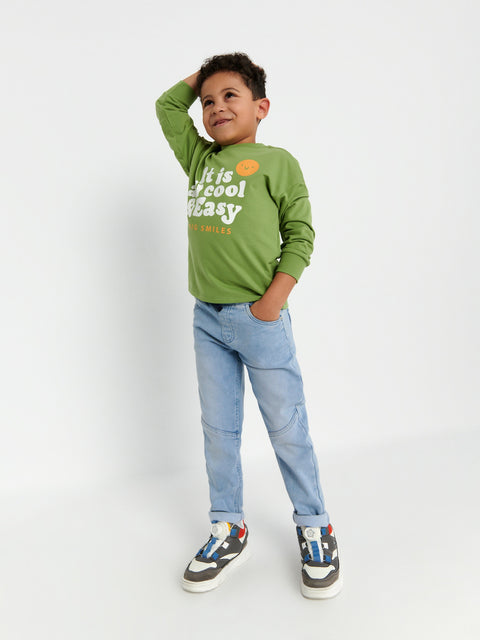 Sinsay Boy's Green Printed Blouse  | Sinsay in Lebanon