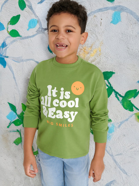Sinsay Boy's Green Printed Blouse  | Sinsay in Lebanon
