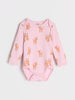 Sinsay Baby Girl Bodysuit Pink-Beige AYA