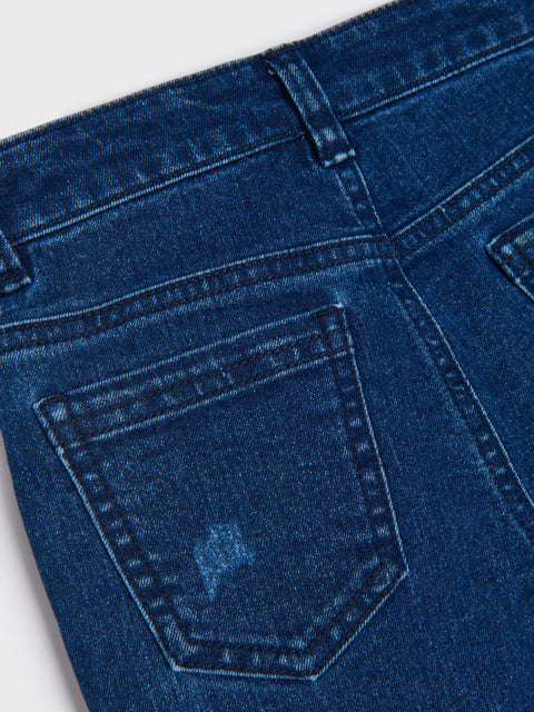 Sinsay Boy's Navy Rolled Up Legs Denim Short|Sinsay In Lebanon