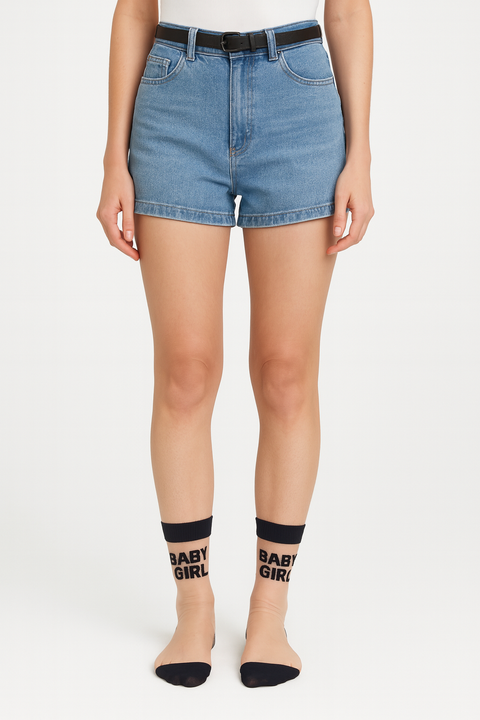 Forever 21 Women's Black & Transparent Socks | Forever 21 In Lebanon