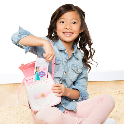 Disney Princess Style Collection Trendy Traveler Pink Pretend Play Backpack with Accessories|Disney In Lebanon