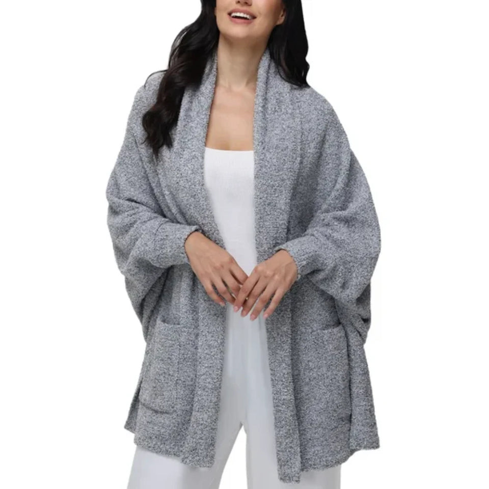 525 Women's Grey Cozy Cape Cardigan