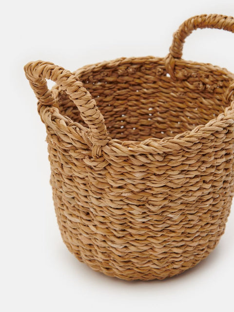 Sinsay Light Beige Wicker Storage Basket | Sinsay In Lebanon