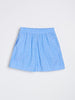 Sinsay Women's Blue & White Linen Blend Shorts | Sinsay In Lebanon