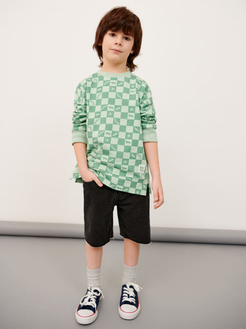 Sinsay Baby Boy's Black Denim Regular  Short | Sinsay in Lebanon