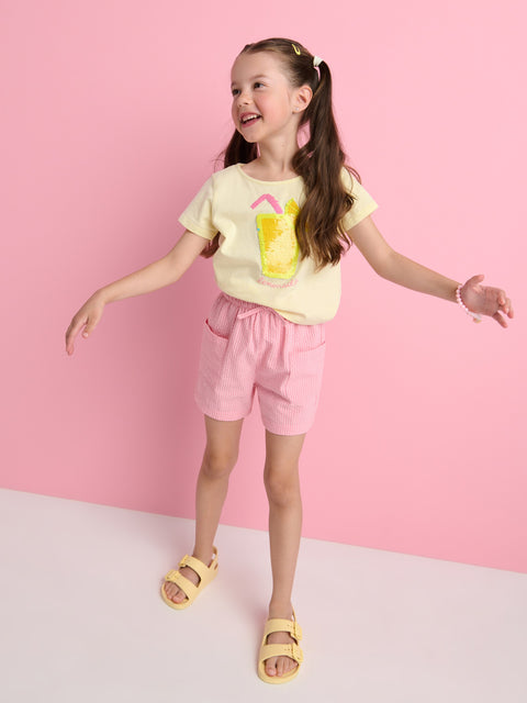 Sinsay Baby Girl's Pink  Shorts | Sinsay in Lebanon