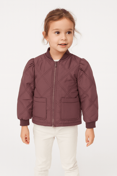 POMPdeLUX Girl's Dark Purple Natascha Lt Thermo Jacket  |POMPdeLUX in Lebanon