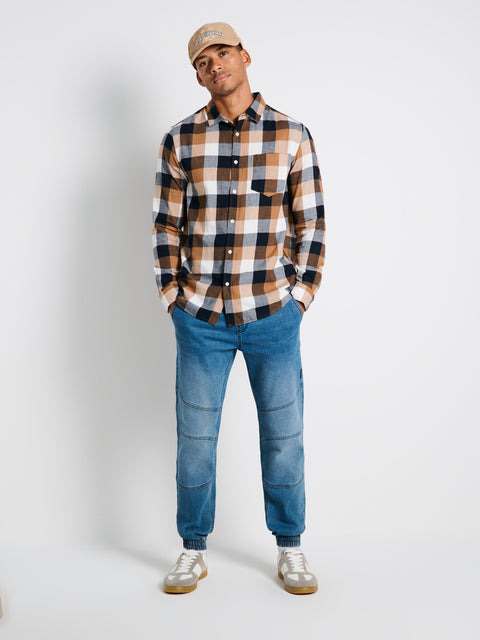 Sinsay Men's Blue Decorative Jogger Jeans | Sinsay in Lebanon