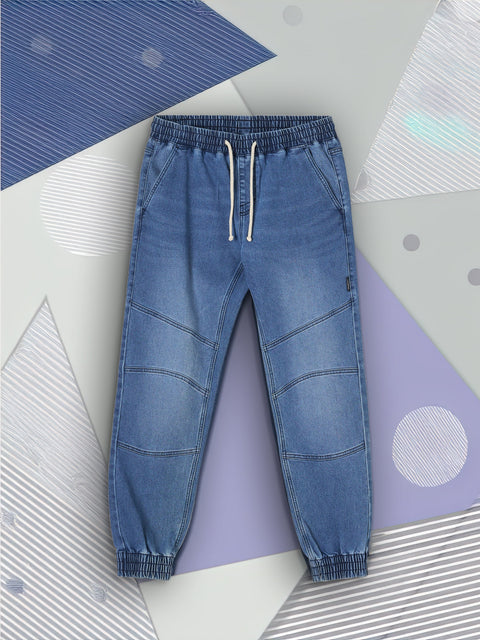 Sinsay Men's Blue Decorative Jogger Jeans | Sinsay in Lebanon