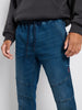Sinsay Men's Dark Blue Jogger Jeans With Tie Detail | Sinsay In Lebanon