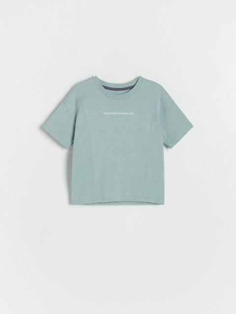 Reserved Boy's Green Oversize T-Shirt | Reserved In Lebanon