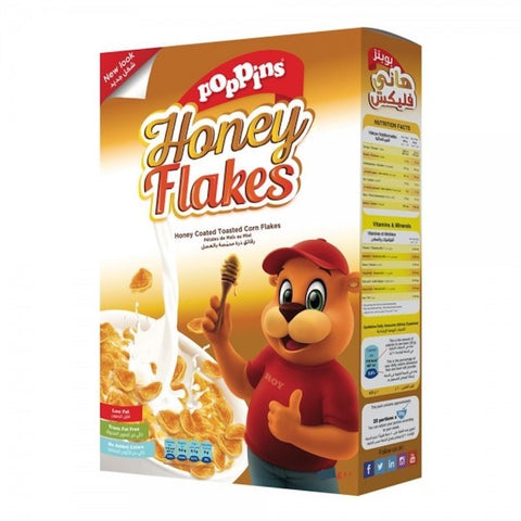 Poppins Honey Flakes 350g