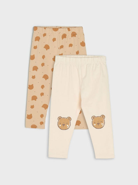 Sinsay Baby Boy's Beige & Brown 2 Pack Leggings |Sinsay In Lebanon
