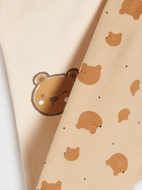 Sinsay Baby Boy's Beige & Brown 2 Pack Leggings |Sinsay In Lebanon
