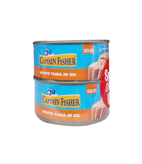 Captain Fisher White Tuna In Oil 185G *2 Pcs