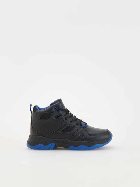 Reserved Boy's Black High Sneakers | Reserved In Lebanon