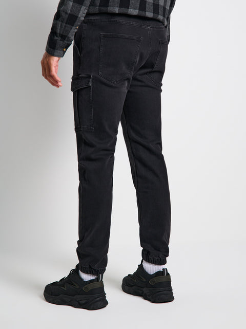 Sinsay  Men's Washed Black Jogging Jeans | Sinsay in lebanon
