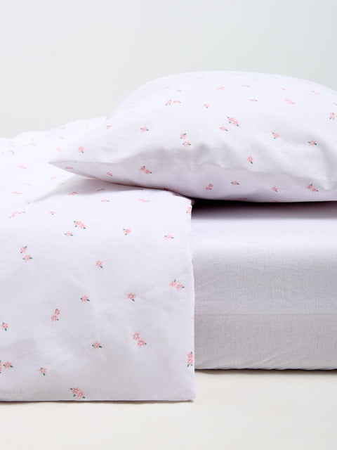 Sinsay White Floral Bed Linen Set 100x135cm | Sinsay In Lebanon