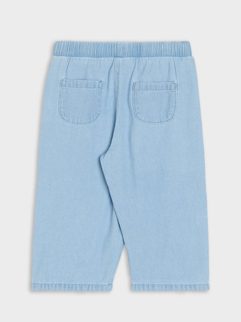 Sinsay Baby Girl's Light Blue Wide Leg Jeans|Sinsay In Lebanon